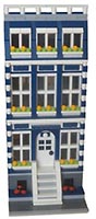 Набор LEGO Темно-синий дом с большими окнами