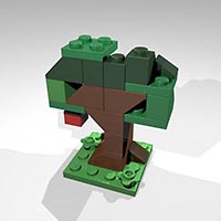 Набор LEGO MOC-4440 Маленькая яблоня