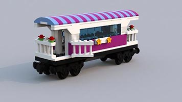 Набор LEGO MOC-4491 Железнодорожный вагончик
