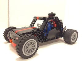 Набор LEGO MOC-4535 'Крысиный' хот-род багги