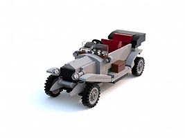 Набор LEGO MOC-4585 Роллс-Ройс Серебряный Призрак мини