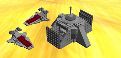 Набор LEGO Звездный разрушитель класса 'Венатор' и Храм Джедаев