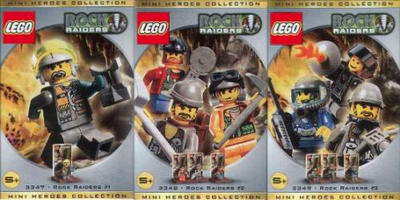 Набор LEGO rrminifigs Rock Raider Minifig Packs 3-Pack