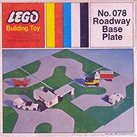Набор LEGO 078 Базовая пластина с дорогой