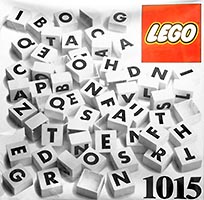 Набор LEGO 1015 Большие буквы