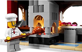 Набор LEGO Пекарня в зимней деревне