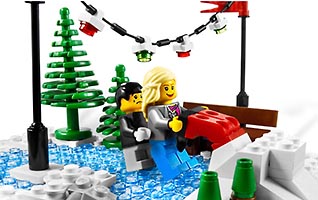 Набор LEGO Пекарня в зимней деревне