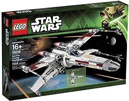 Набор LEGO Звёздный истребитель X-wing 'Красный'