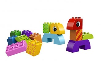 Набор LEGO Кубики с колесиками