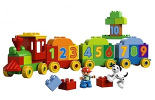 Набор LEGO 10558 Поезд с цифрами. Считай и играй