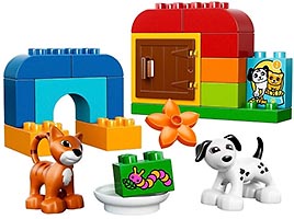 Набор LEGO 10570 Лучшие друзья кот и пёс