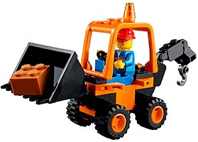 Набор LEGO Грузовик для дорожных работ