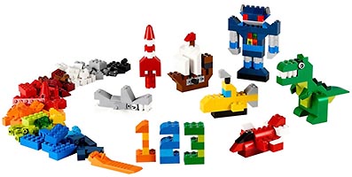 Набор LEGO 10693 Дополнение к набору для творчества – яркие цвета
