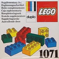 Набор LEGO 1071 Кирпичики 2 x 2 и 2 x 4 - 56 элементов