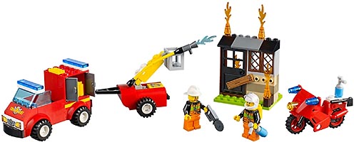 Набор LEGO 10740 Чемоданчик «Пожарная команда»