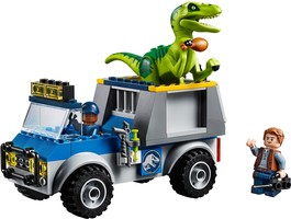 Набор LEGO Грузовик спасателей для перевозки раптора