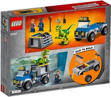 Набор LEGO Грузовик спасателей для перевозки раптора