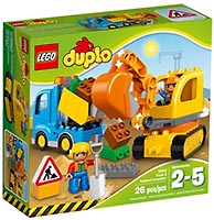 Набор LEGO Грузовик и гусеничный экскаватор