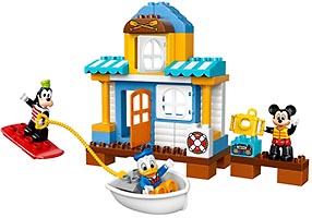 Набор LEGO 10827 Домик на пляже для Микки и его друзей