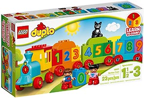 Набор LEGO Поезд «Считай и играй»