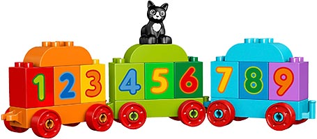 Набор LEGO Поезд «Считай и играй»