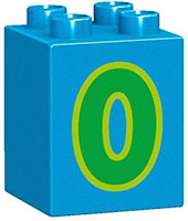 Набор LEGO Поезд «Считай и играй»