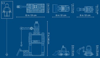 Набор LEGO Tower Crane & Construction