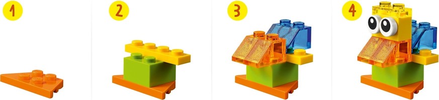Набор LEGO Прозрачные кубики для творчества