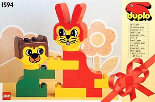 Набор LEGO 1594 Кролик и мишка - друзья