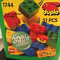 Набор LEGO 1744 Среднее ведро с деталями