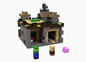 Набор LEGO Деревня Майнкрафт