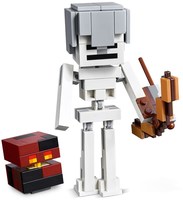 Набор LEGO Большие фигурки скелет с кубом магмы