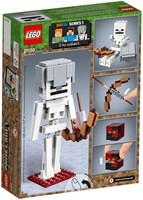 Набор LEGO Большие фигурки скелет с кубом магмы