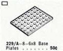 Набор LEGO 229.A Пластины 6 x 8