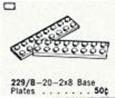 Набор LEGO 229.B Пластины 2 x 8