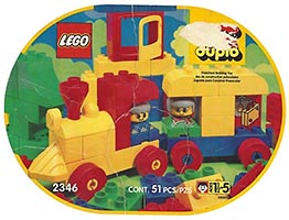 Набор LEGO 2346 Train Oval Suitcase