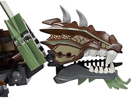 Набор LEGO Защита Земляного Дракона