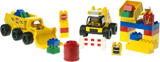 Набор LEGO 2814 Big Wheels Road Worker Set