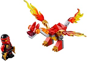 Набор LEGO 30422 Мини-дракон Кая