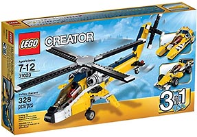 Набор LEGO Жёлтый скоростной вертолёт