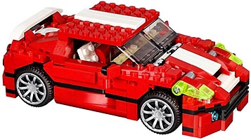 Набор LEGO 31024 Мощный красный автомобиль