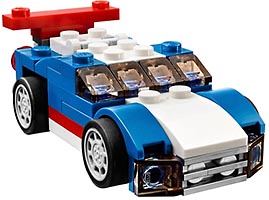 Набор LEGO Синий гоночный автомобиль