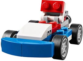 Набор LEGO Синий гоночный автомобиль
