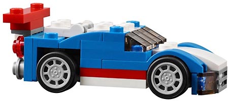 Набор LEGO Синий гоночный автомобиль