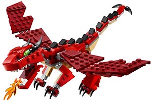 Набор LEGO Огнедышащий дракон