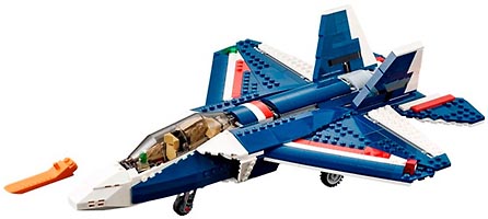 Набор LEGO 31039 Синий реактивный самолет