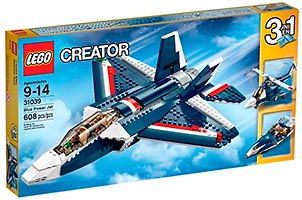 Набор LEGO Синий реактивный самолет