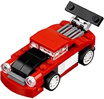 Набор LEGO Красная гоночная машина
