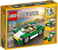 Набор LEGO Зелёный кабриолет