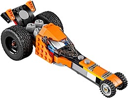 Набор LEGO Оранжевый мотоцикл